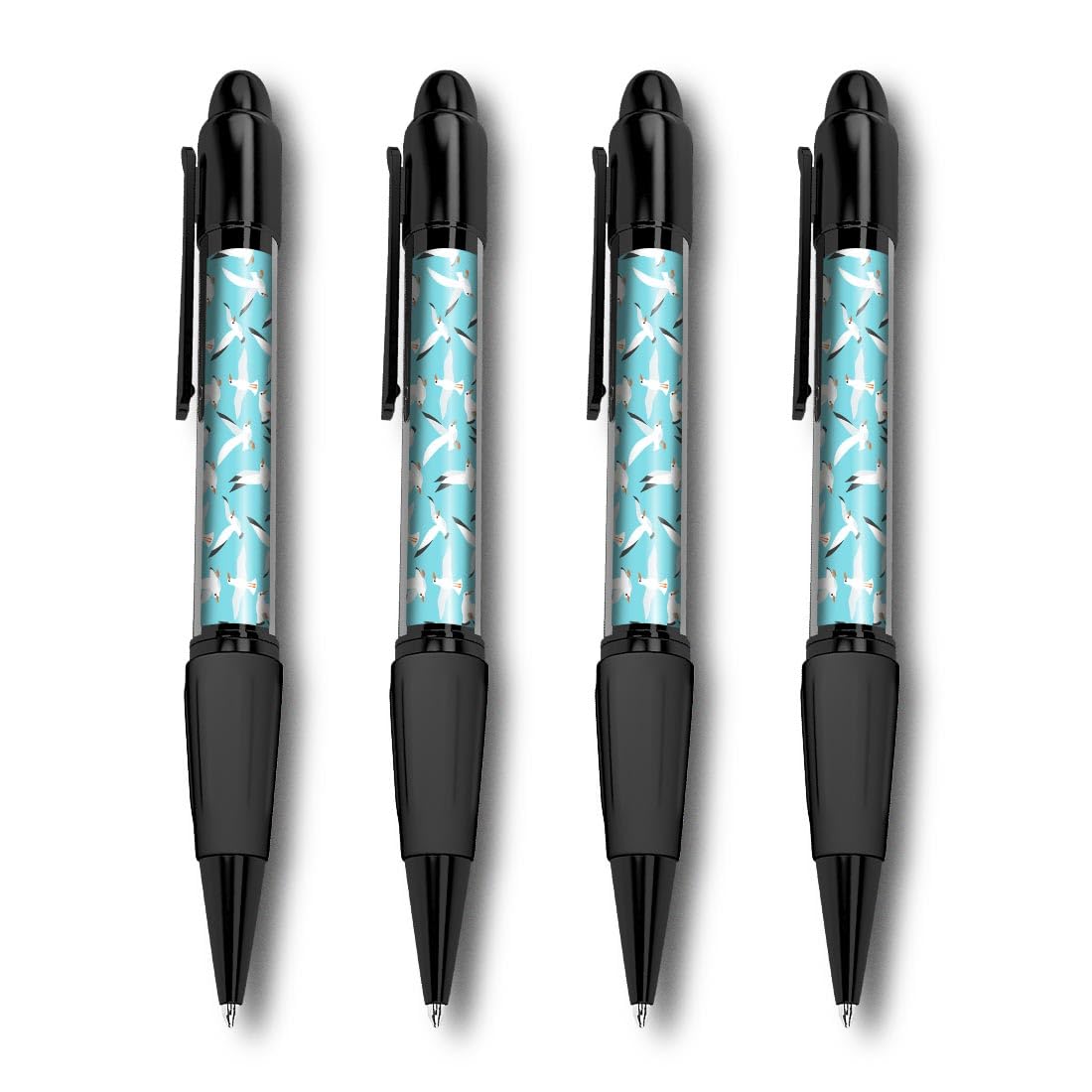 Bonito Y Cómodo Bolígrafo Blanco (tinta Negra) - Fun Caravans