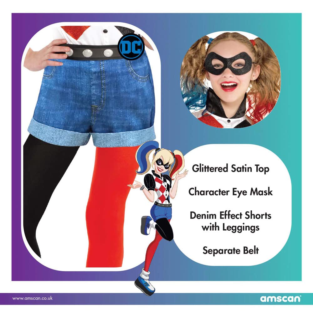 amscan Disfraz de Harley Quinn clásico para niños