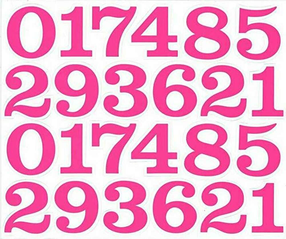 Amazon.co.jp: （シャシャン）XIAXIN 防水 PVC製 数字 ナンバー