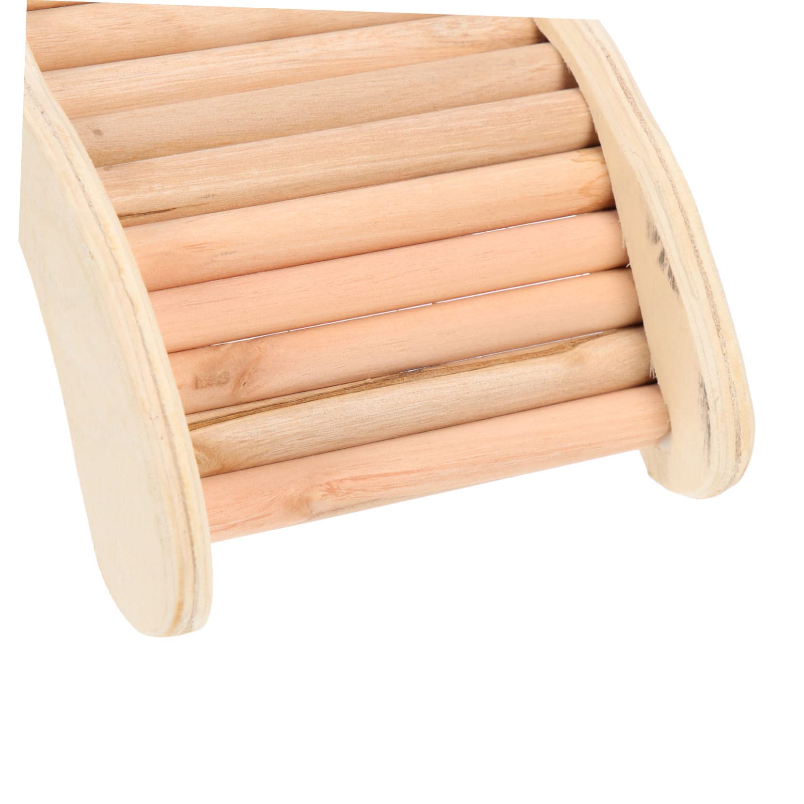 Beavorty 2 Pz Ponte di Legno per criceti Accessorio per criceti Scala per ratti in Legno Criceto Arredamento Scala Decorativa per criceti Scala per criceti in Legno l'uccello