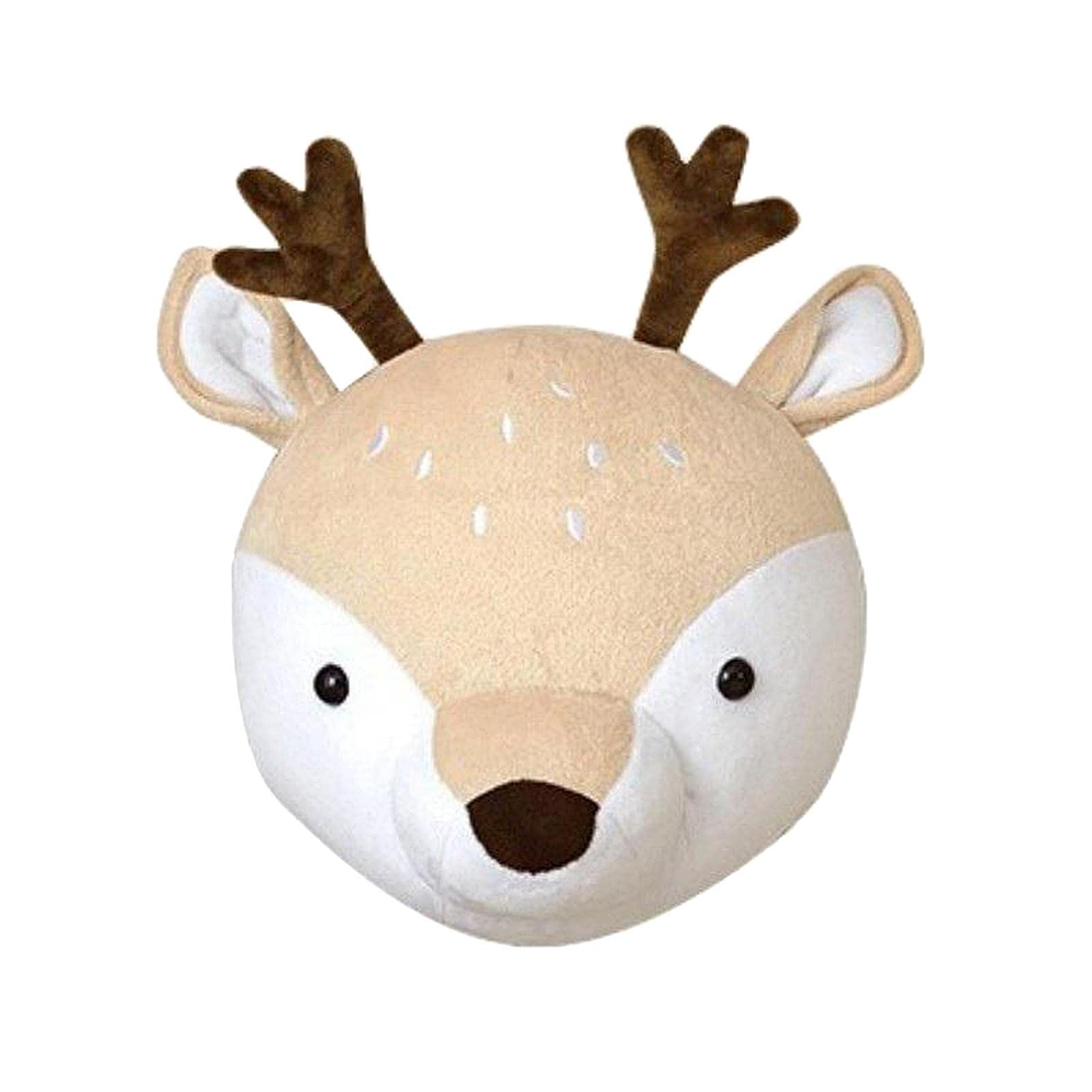Amazon.co.jp: PEWETE 動物の頭のクマ/鹿の壁掛けマウント ぬいぐるみ