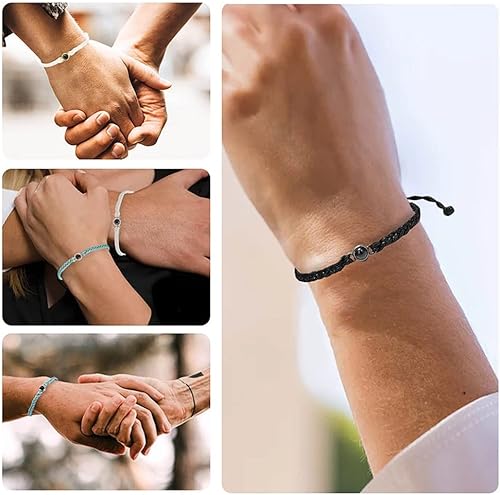 Miniatura 5 de ggtg Pulseras personalizadas con imagen en el interior Pulseras de proyección personalizadas con fotos Pulsera Regalos conmemorativos con foto