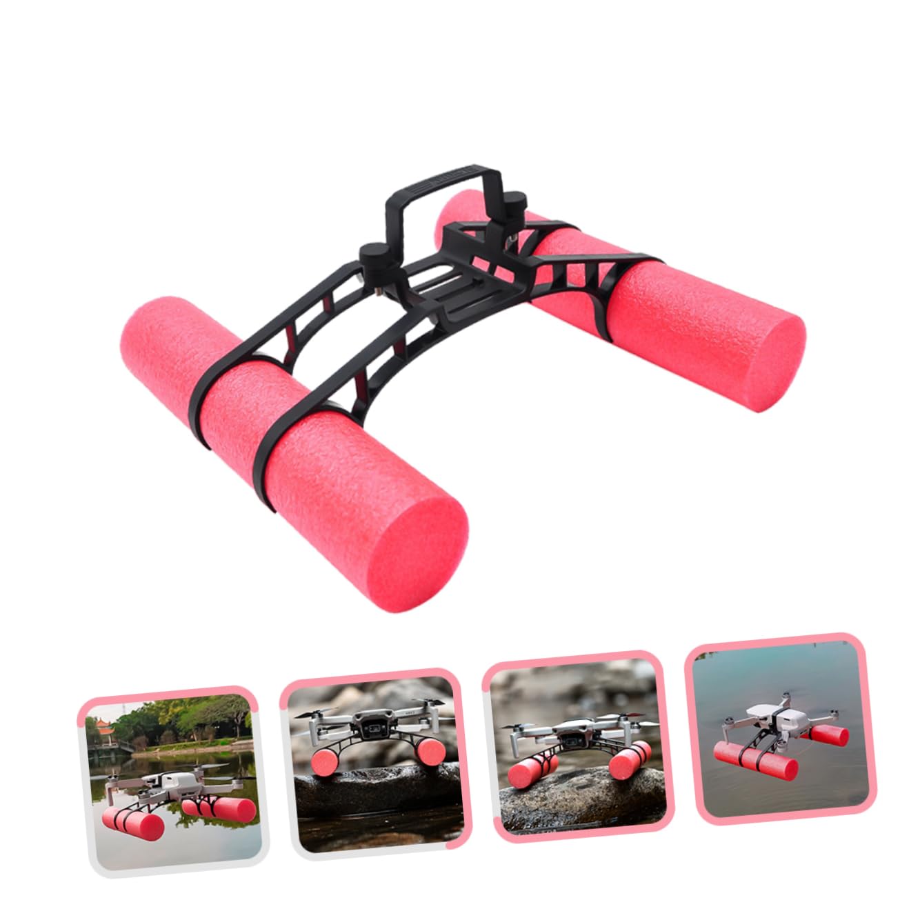 BESTonZON Pata De Aterrizaje Flotante para Dron Extensor De Elevación Soporte Flotante Kit De Entrenamiento Tren Aterrizaje Compatible Mini