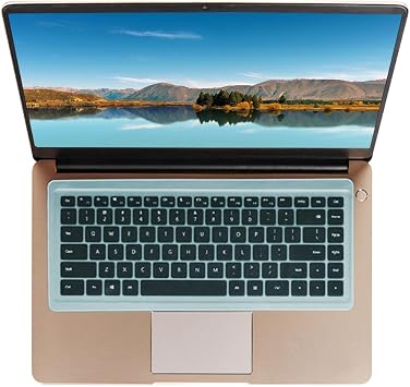 SDTEK Keyboard Protector Silicone Film Universal Compatible with 15-17 Inch Laptop, Notebook, Netbook, Chromebook Blue