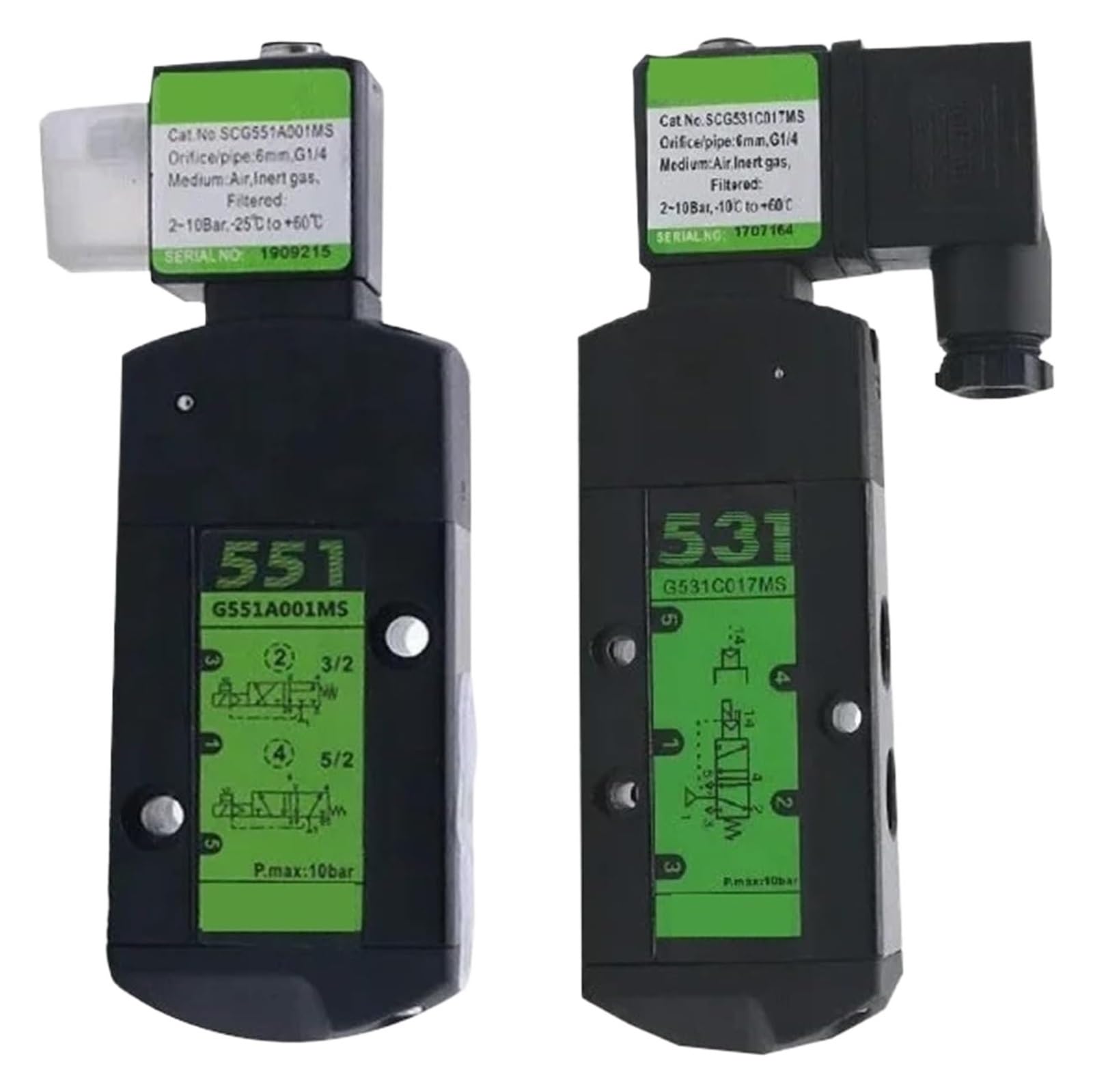 Électrovanne bidirectionnelle G531C002MS AC220V haute précision mécanique