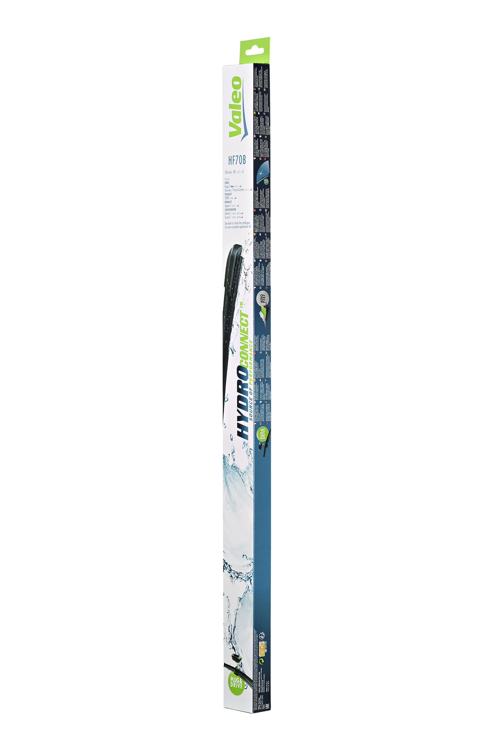 Valeo Hydroconnect Silecek Ford Kuga II (2014-2019), Opel Astra K (2019-2022), Peugeot 3008 (2009-2016), 5008 (2009-2017) (700 MM) 578516