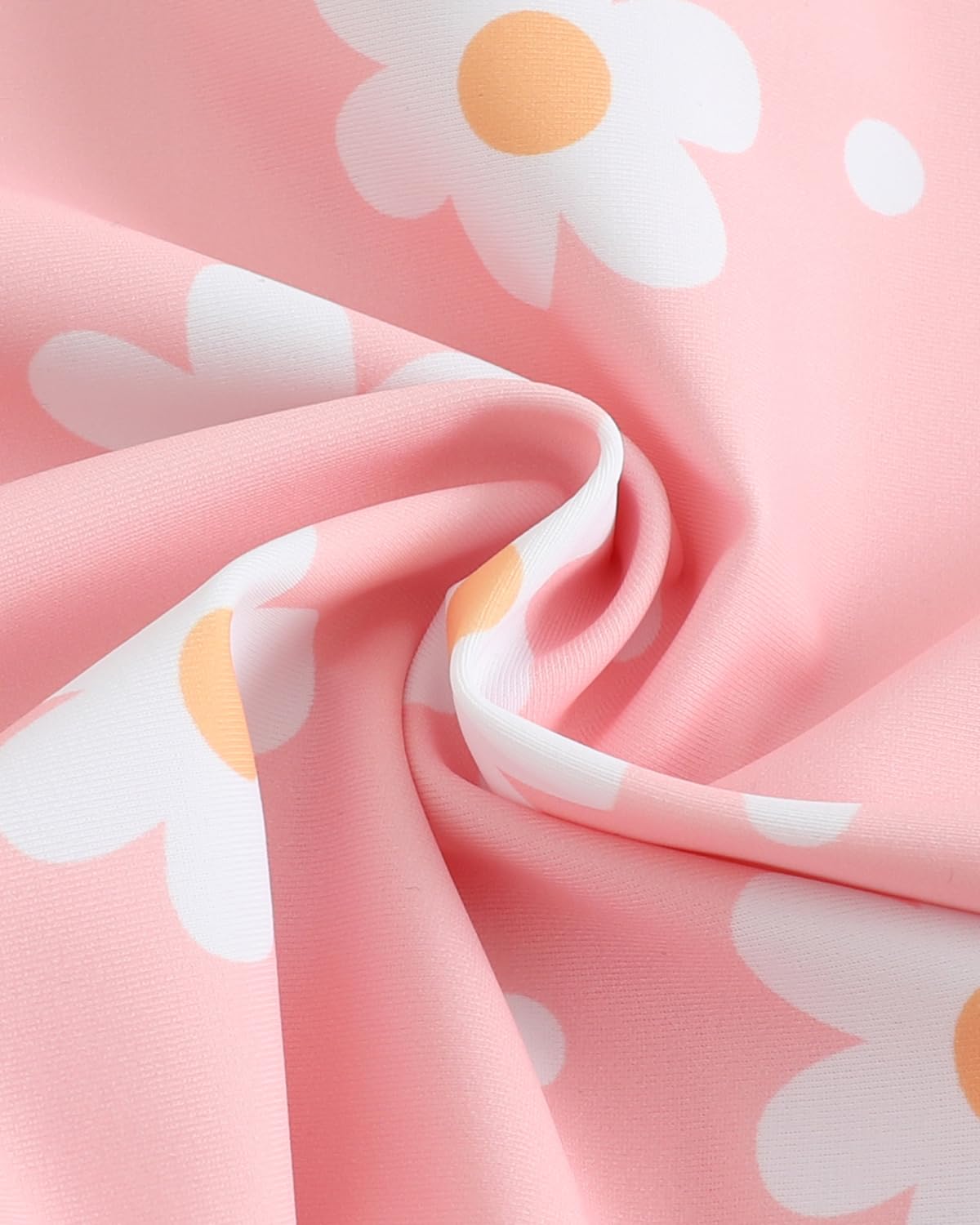 Maillot de Bain Bebe Fille Anti UV 3 Mois - 3 Ans, UPF 50+ Combinaison Bebe 3 Pièces avec Chapeau & Bandeau, Maillots Bain Bébé avec Pressions