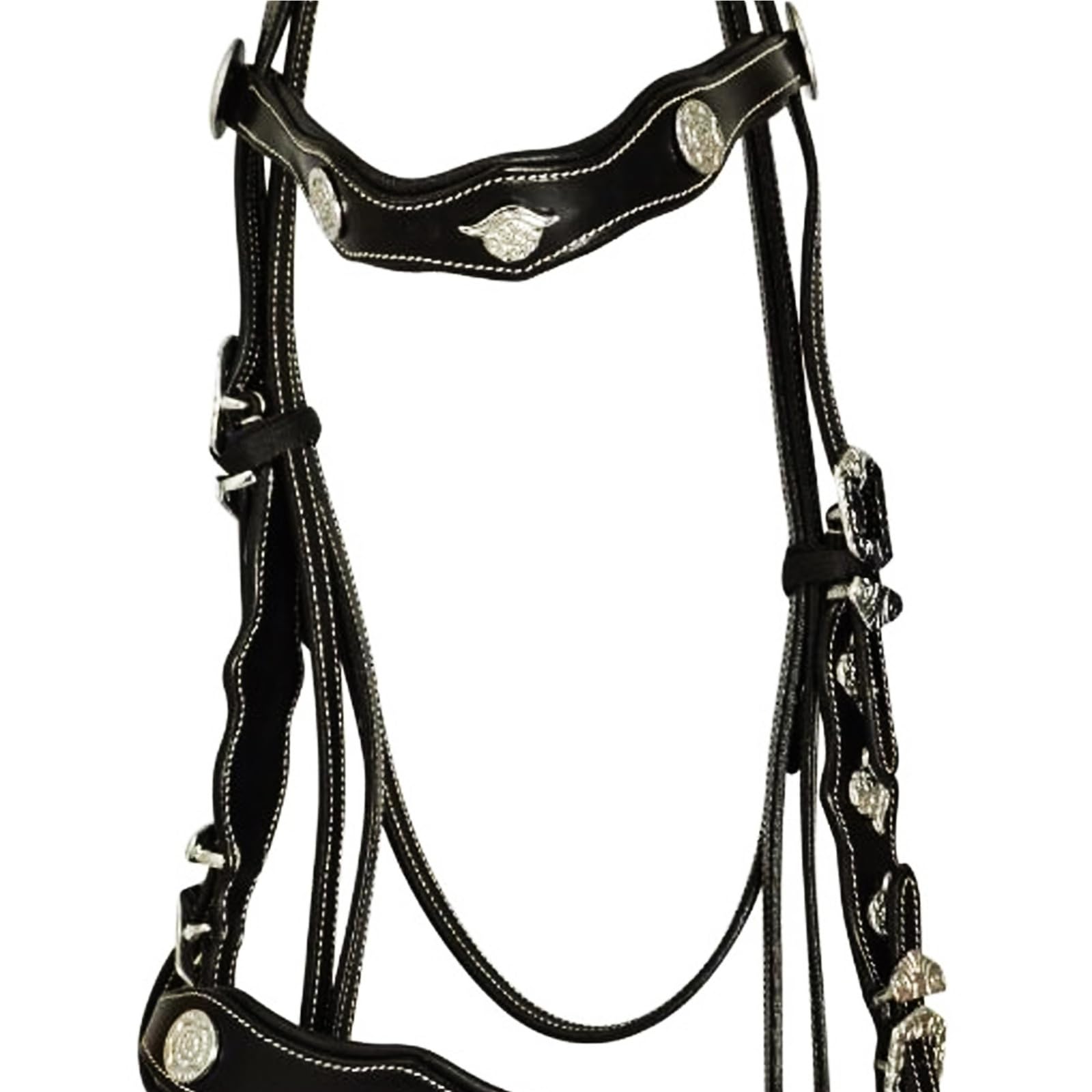 Halfter Für Pferde Pferdeausrüstung Secure Leather Head Equestrian Products Komfortable Traktionsgurt-Sets for Enthusiasten