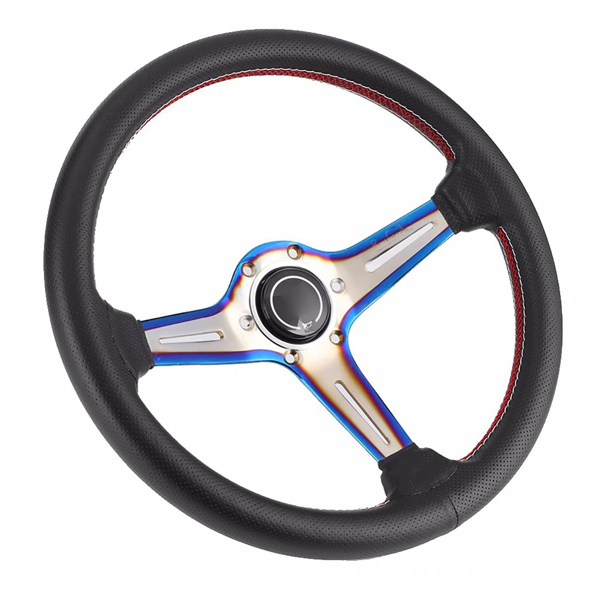 レザーステアリング　ステアリングホイール　アンティーク飾り　ステアリング Amazon.co.jp: ステアリング ハンドル 車の修正ステアリング
