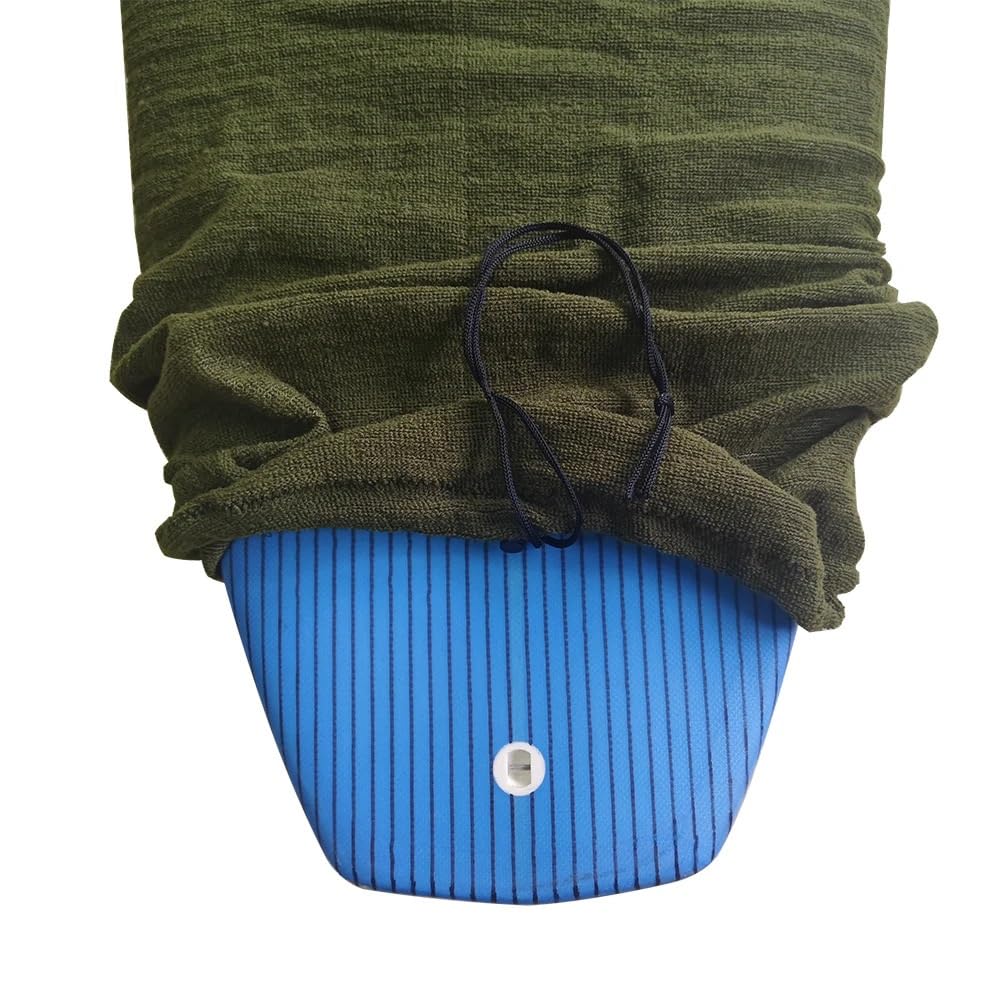 sup zubehör 6ft Surfbrett-Sockenhülle, Schutzhülle, alle Bretttaschen, Stretch-Überzug, Socke, einfach zu tragen und verstellbares Kordelzug-Design sup Tasche