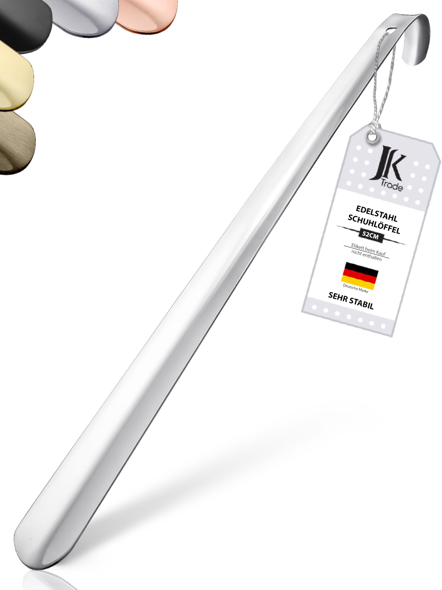 Acier Inoxydable Chausse-pied Chausse-pieds Métal Sinwind - Lot 2 Tailles 42cm+16cm - Acier Inoxydable - Pour Seniors Chausse-pied Voyage Handicap