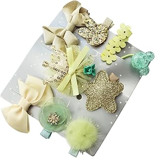 TOYANDONA 10 Peças Conjunto De Grampos De Cabelo Infantis Para Meninas Ternos Infantis Kit De Bebê Arcos De Cabelo Clipes Terno Infantil Terno De Lantejoulas Terno Infantil Acessórios De