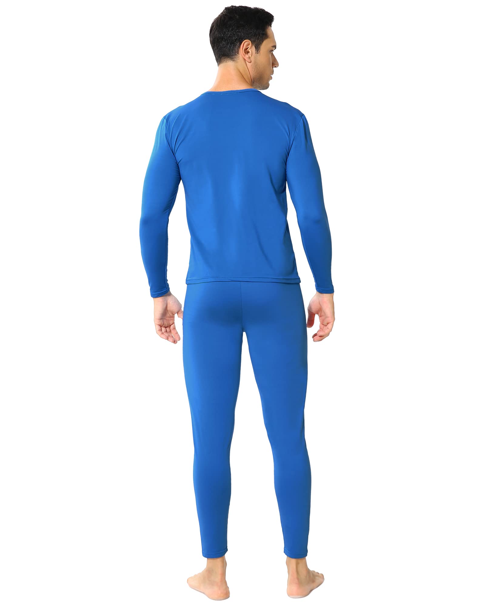 ViCherub Sous-vêtements thermiques pour homme avec doublure en polaire - Couche de base pour temps froid - Haut et bas