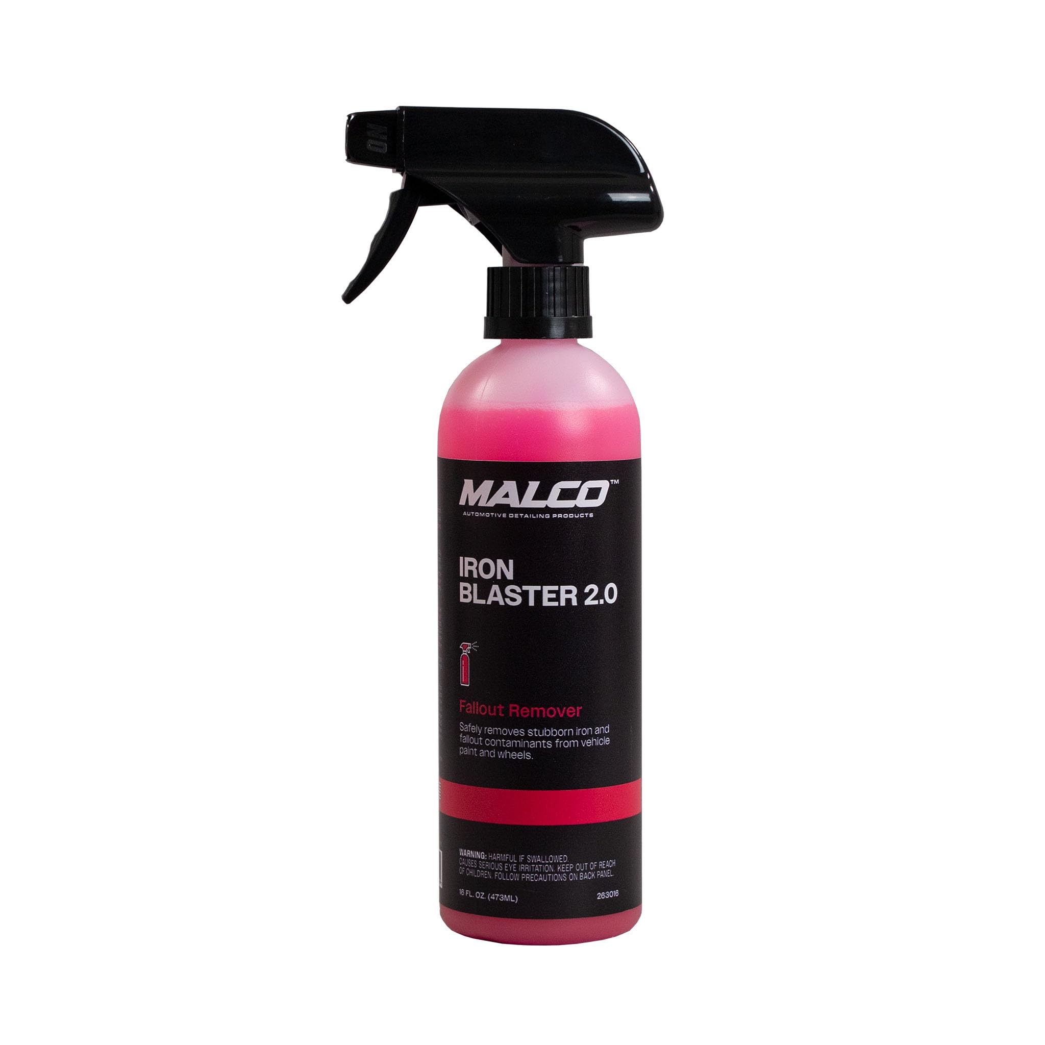 Iron Blaster Fallout Remover - Dissolves Contaminants from Vehicles Such as Rail Dust, Industrial Fallout and Iron Deposits/Restores Paint to a Bright Finish / 16 Oz. (263016)