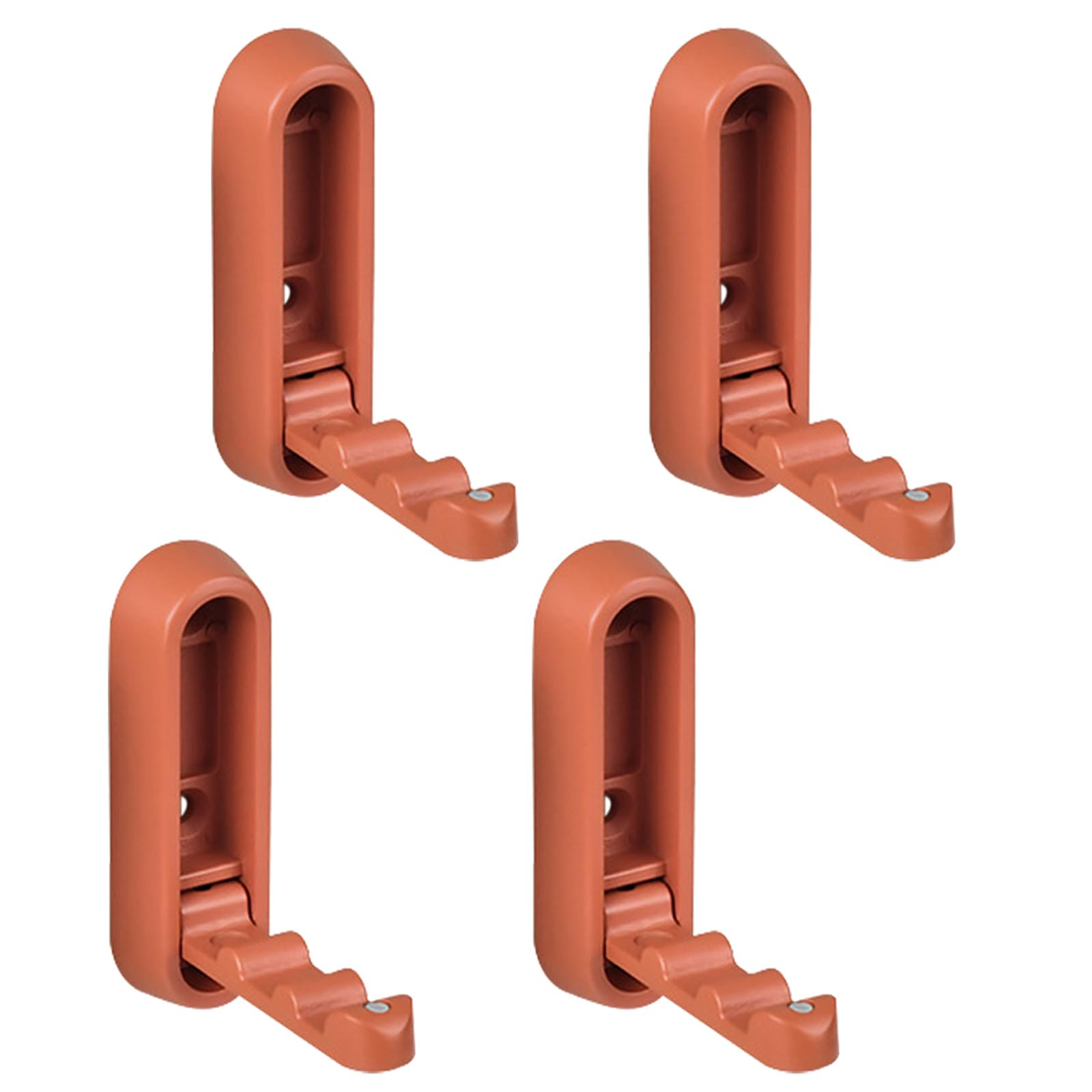 Msioytog B 4Pcs Retractable Wall Hook For Athroom & Closet Space Saving Folding Hook Functional & Stylish For & Hat Foldable Wall