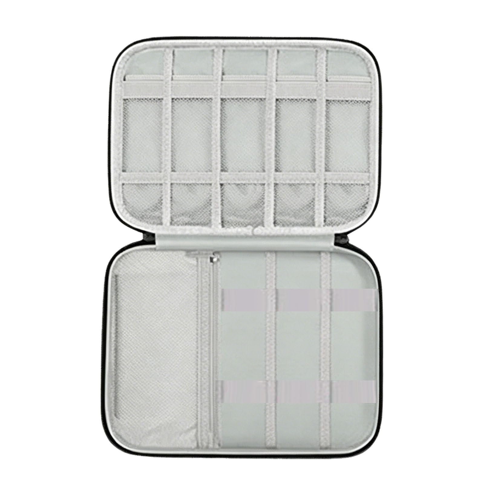 Borsa leggera Tasche portaoggetti a scomparti multipli Realizzata in custodia da trasporto in tessuto nylon Ideale per borsa per accessori