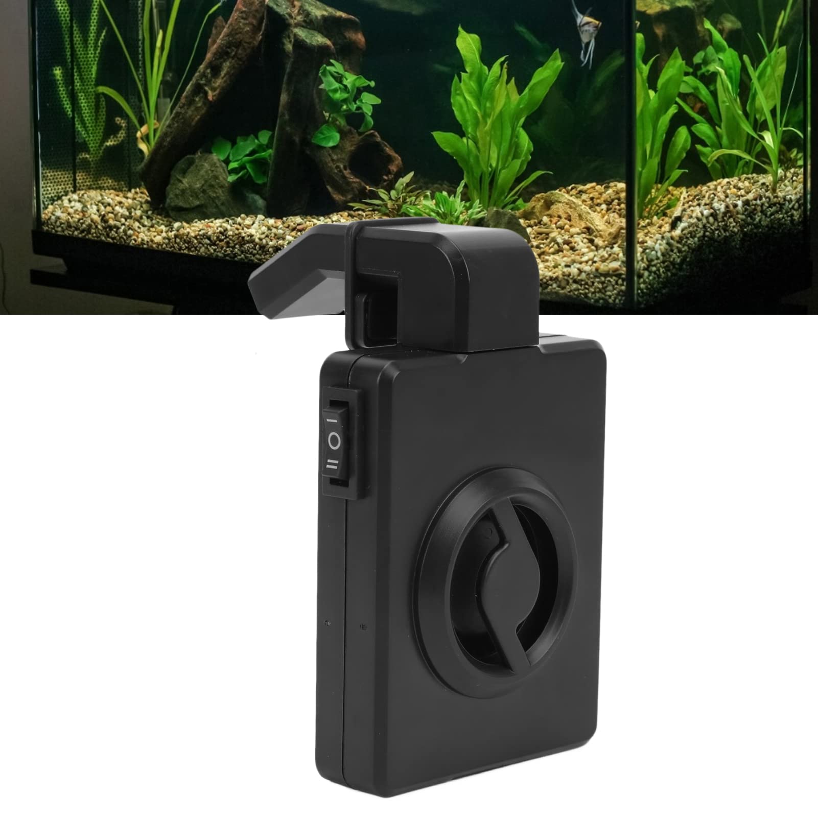 Tnfeeon Mini Refrigeratori per Acquario Ventilatore di Raffreddamento Ad Acqua per Acquario Regolabile Serbatoio per Pesci Refrigeratore a Vento Freddo per Acquario(#1)
