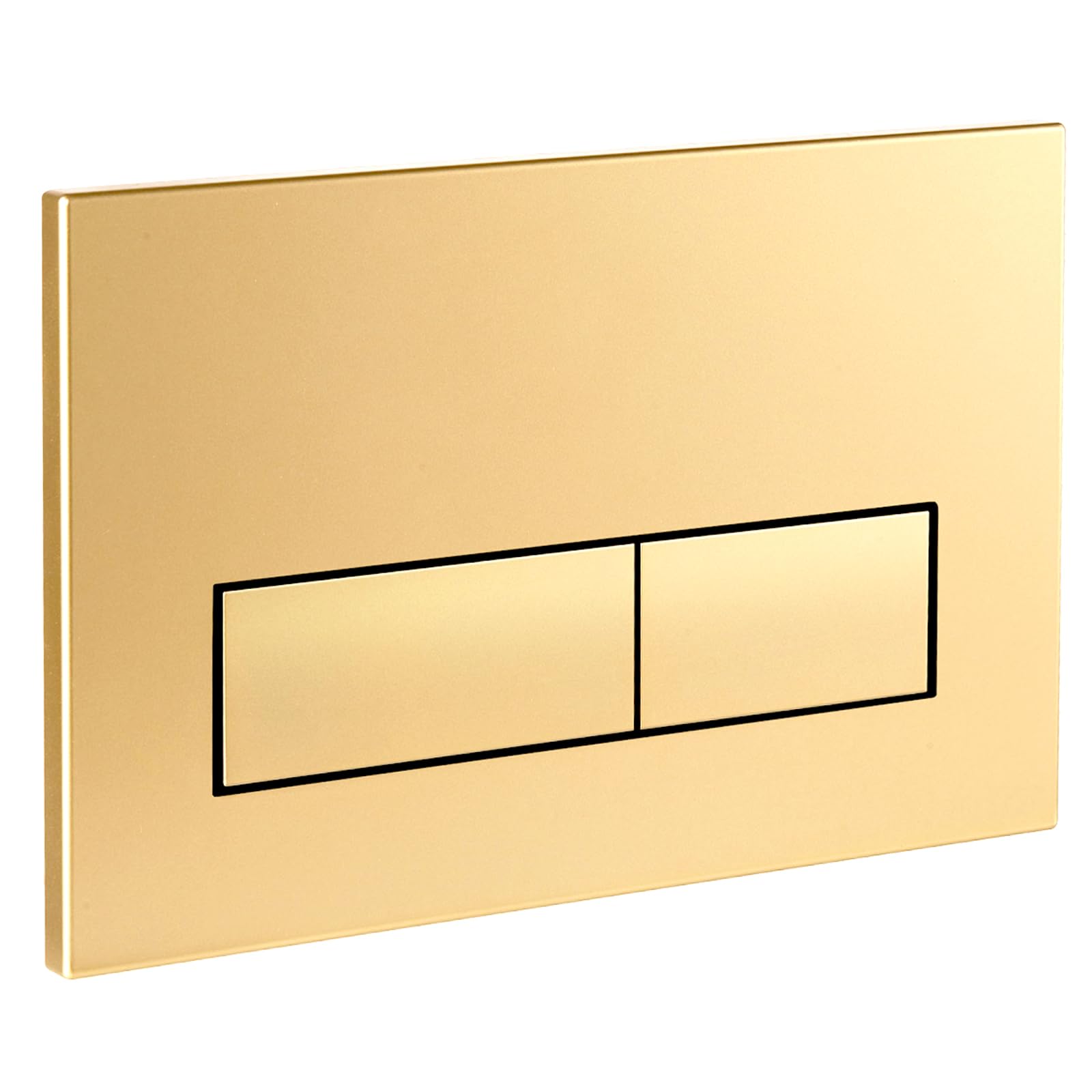 Empyreal Drückerplatte WC Spülkasten Ersatzteile Kompatibel mit Geberit Sigma01,20,30 UP300 & 320 115770115 Betätigungsplatte 2-Mengen-Spülung (Gold Matt)