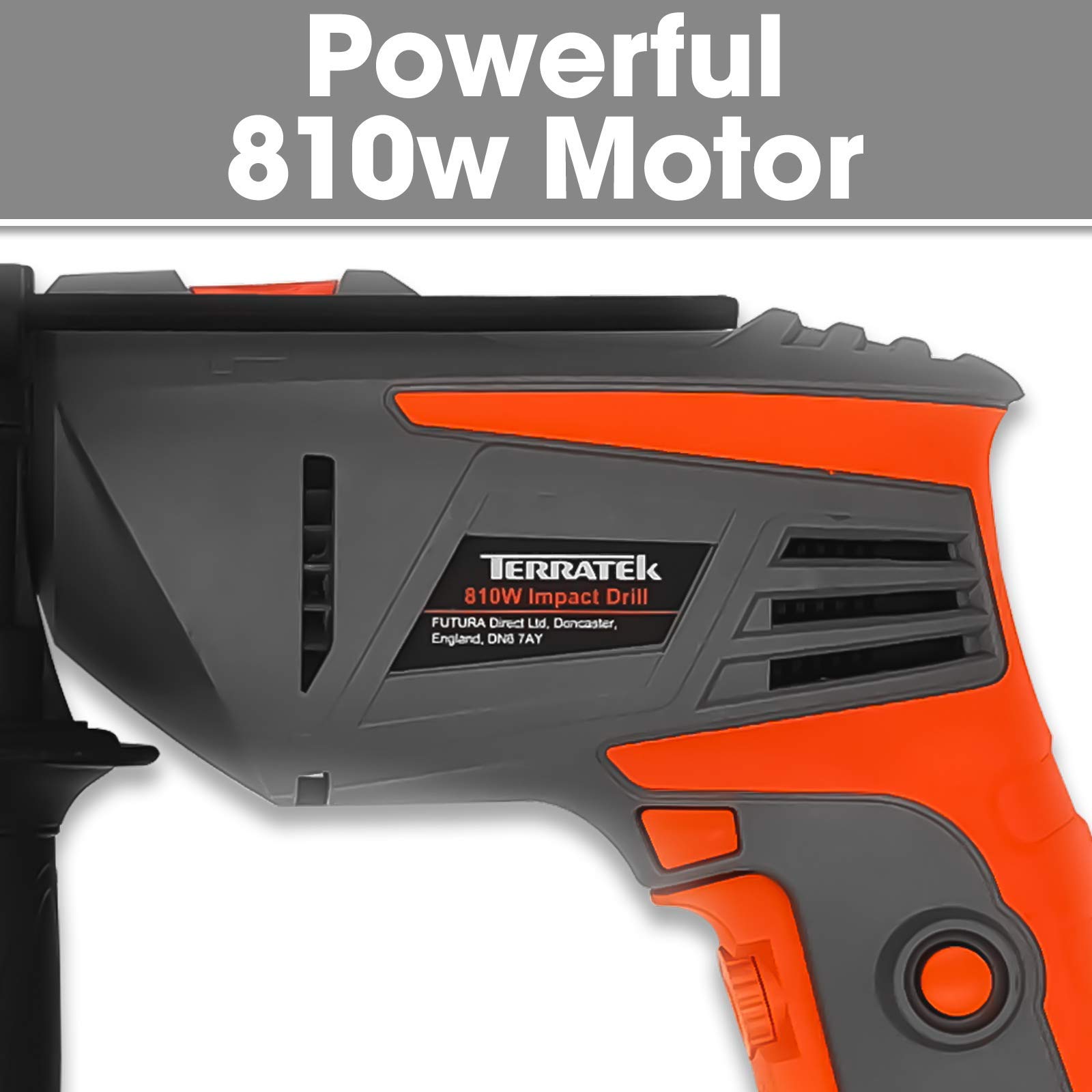 Hammer Drills POWERFUL VARIABLE SPEED ELECTRIC CORDED DRILL 240V