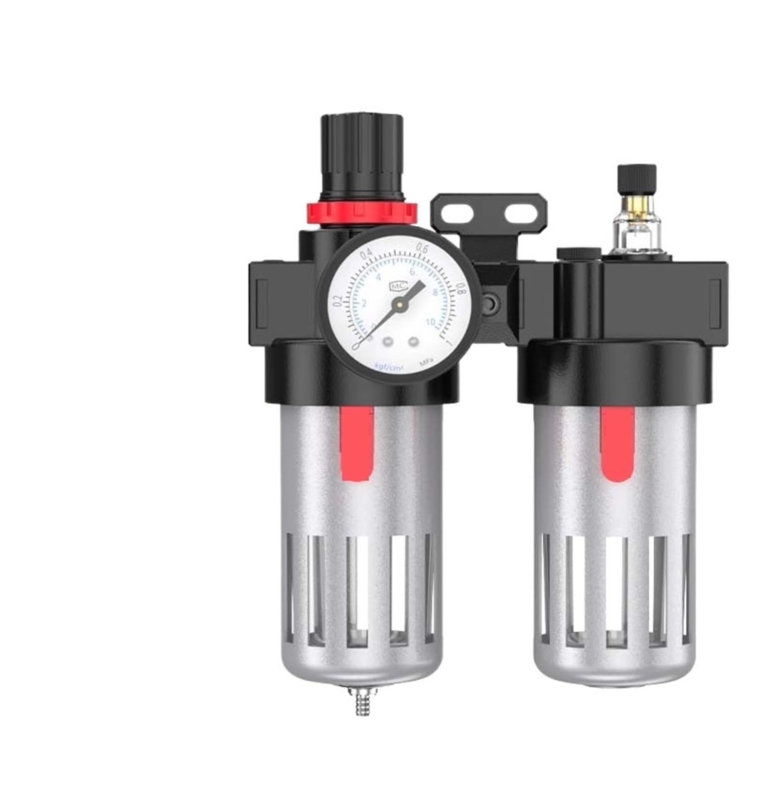 Séparateur huile-eau BFC3000 à drainage manuel pour purifier la source de gaz