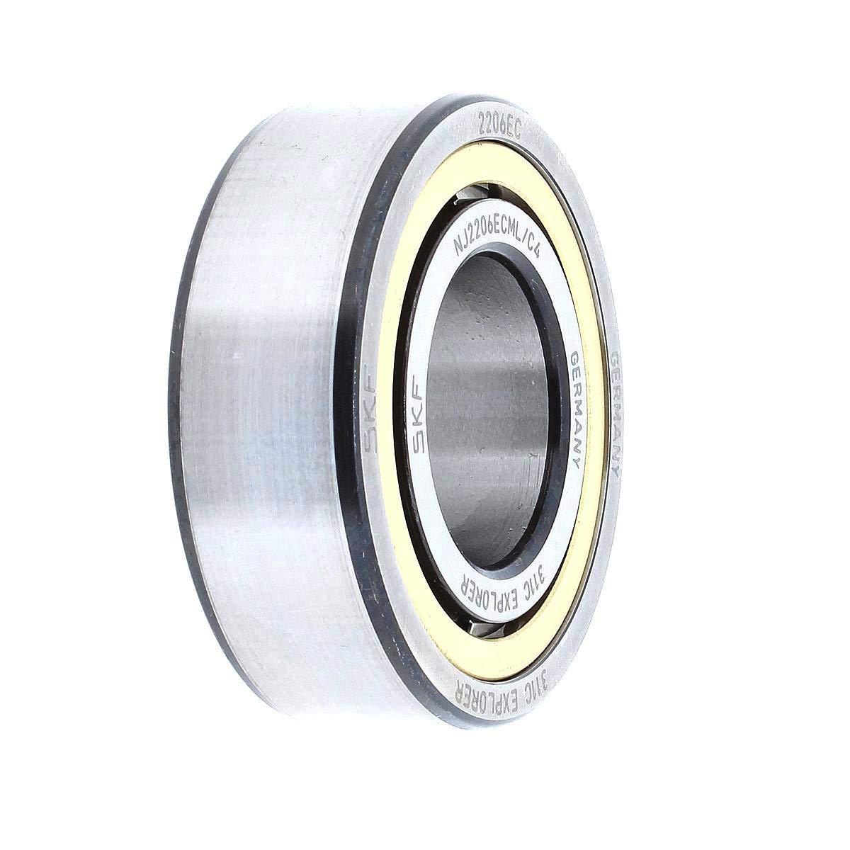 SKF cylindrique Radial Roulement à rouleaux, 30 ID, Roulements à billes en acier