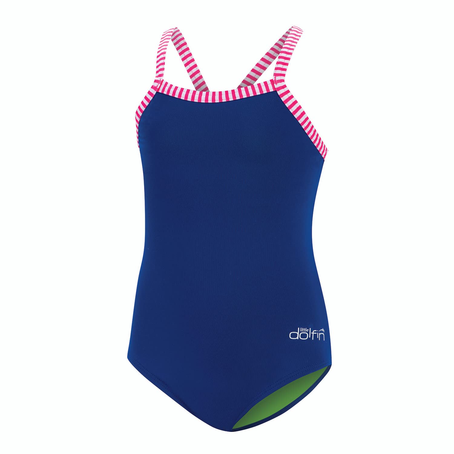 Dolfin Little Girls One Piece Swimsuit for Little Girls and Toddlers
