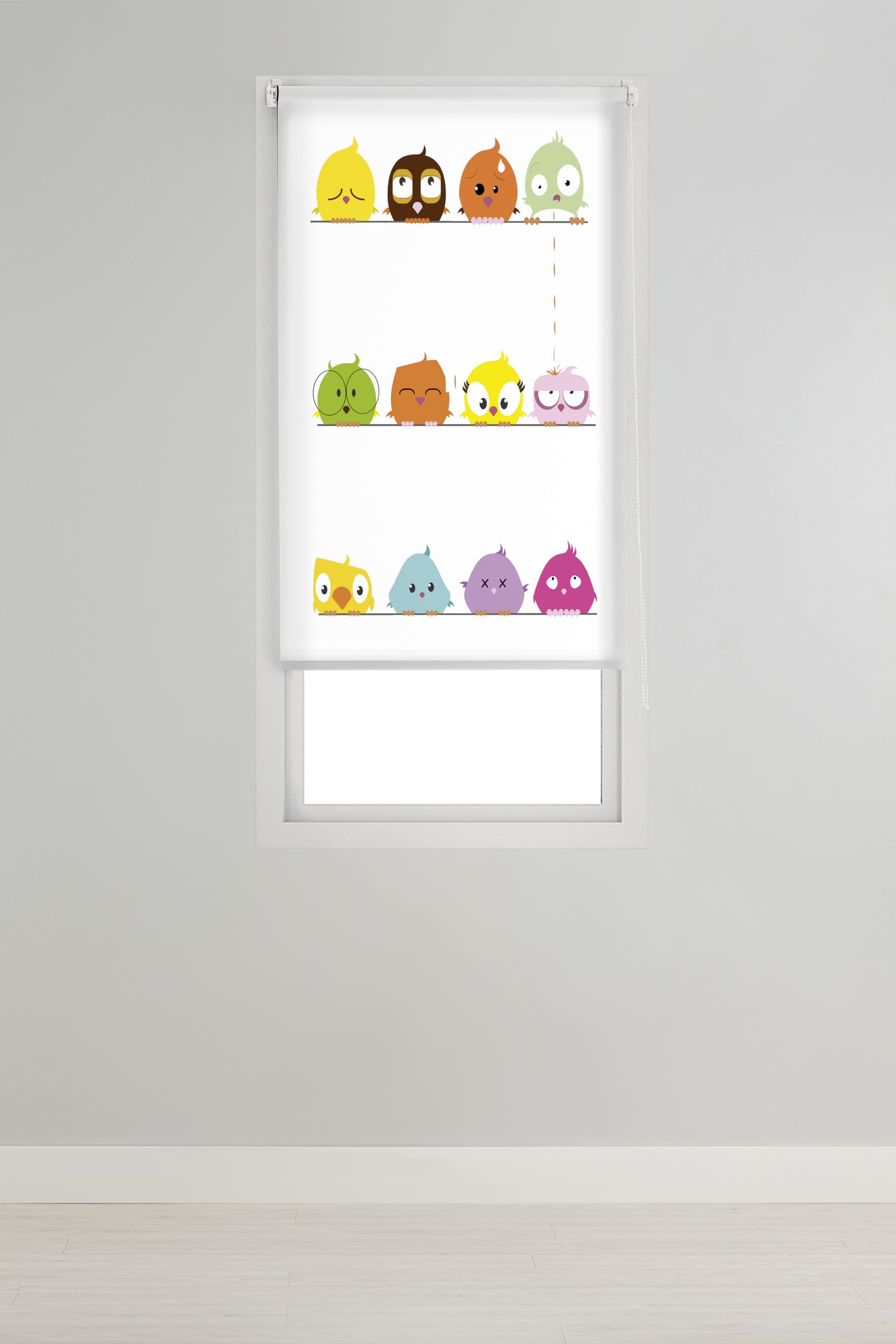 Estoralis | Infantiles | Estor Enrollable Diseño Moderno | Translúcido Estampado Digital | Modelo I-3044 | 110 x 180 cm (Ancho/Alto) Tamaño Tela 107 x 175 cm | Estores para Ventanas y Puertas