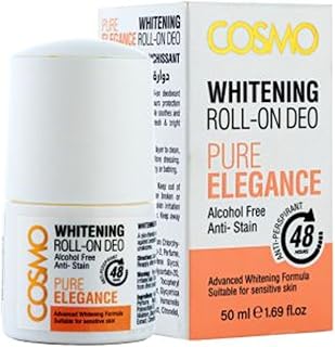 مزيل عرق بيور اليجانس رول اون للتبييض من كوزمو، 50 مل