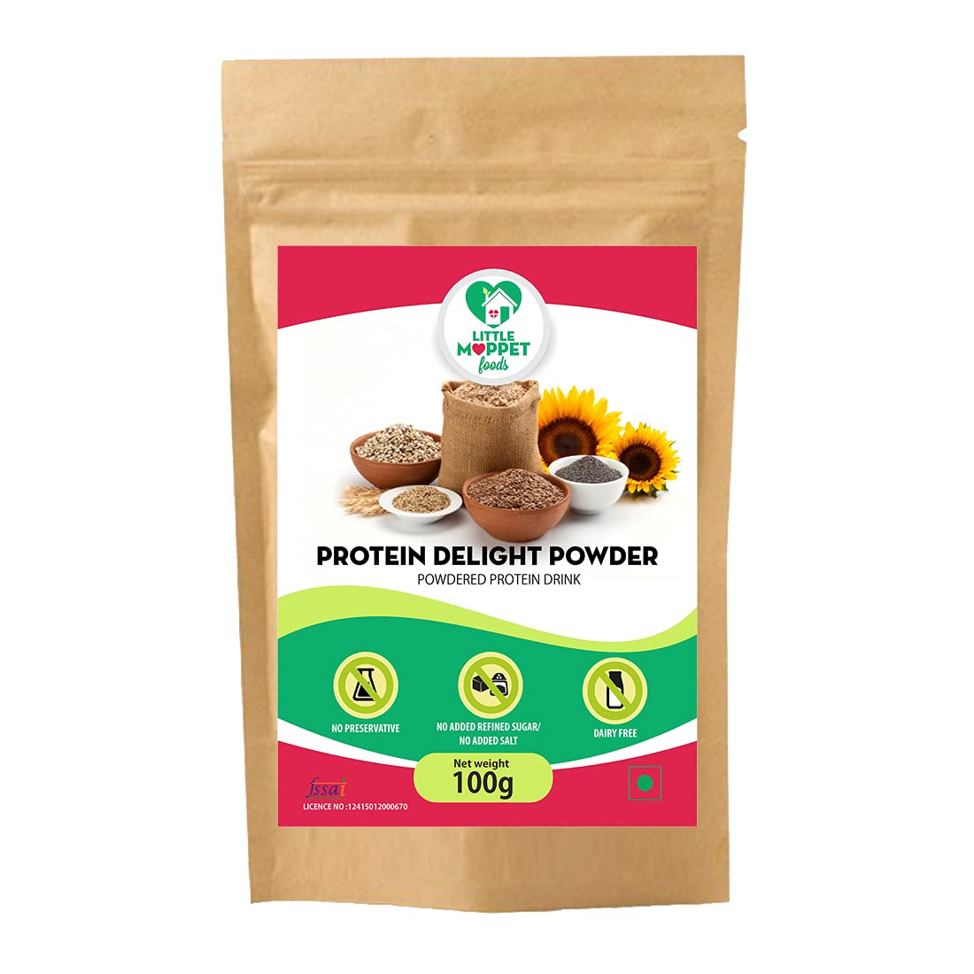 Little Moppet Foods Protein Delight Powder Supersaver - 100g Each — Amazon image 4
