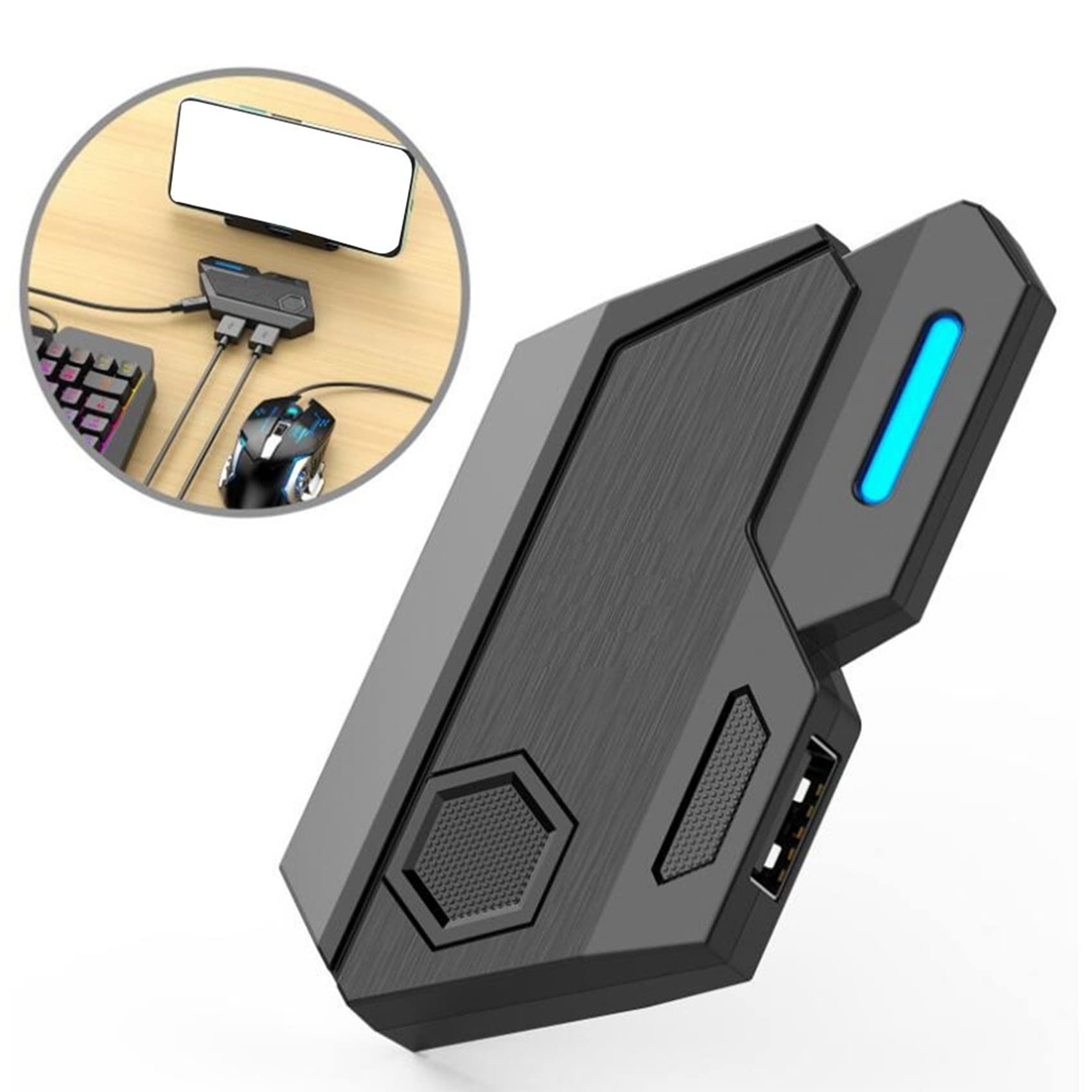 Manette de jeu mobile pour manette, clavier de jeu, souris convertisseur Bluetooth pour iOS et Android, ensemble Mix SE