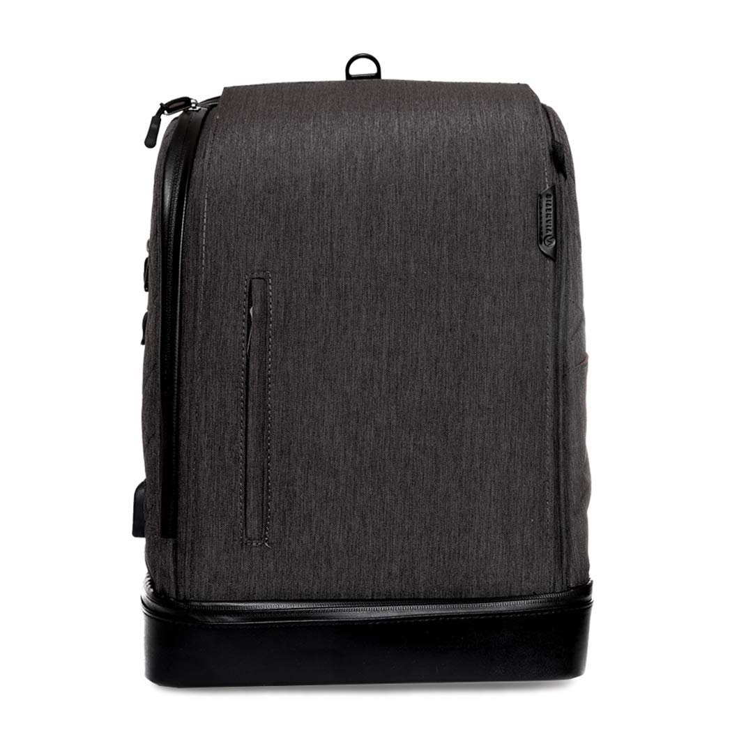 Smart Baby Diaper Backpack with Changing Pad | Customizable Organization and Pockets | Car and Stroller Straps | Insulated Bottle and Food Storage | Mom & Dad (Dark Mica, 16L)