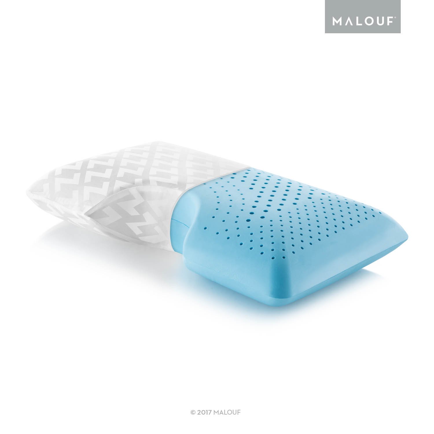 Buy MALOUF Z Shoulder Zoned Dough Memory Foam Pillow Gel Infused