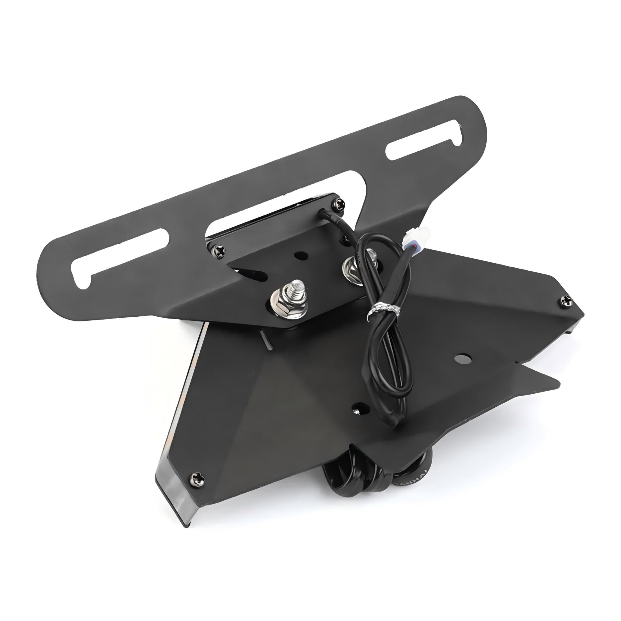 Support de Plaque Moto Réglable pour Éviter les Vibrations du Garde-Boue