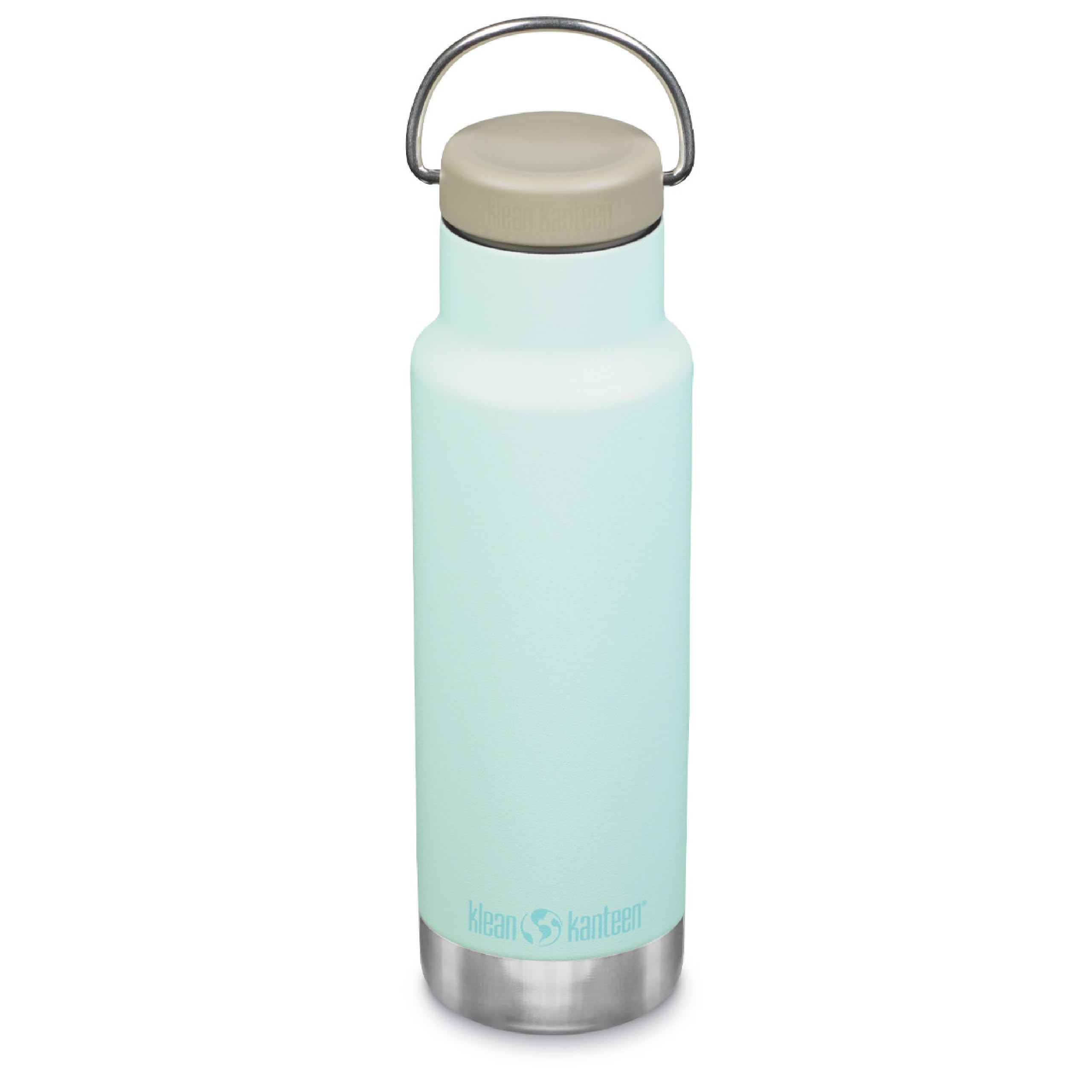 Klean Kanteen Blue Tint Insulated Classic Narrow 12Oz (W/Loop Cap)