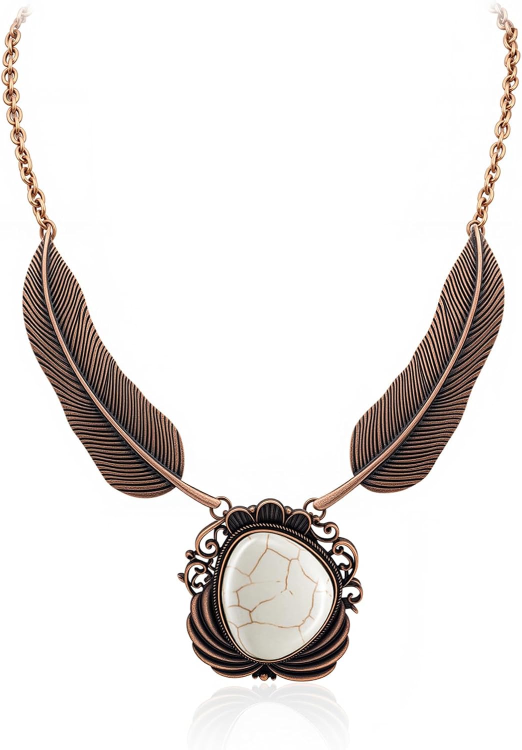 Rustic Couture's Western Necklace for Women Cowgirl Vintage Turquoise Country Jewelry