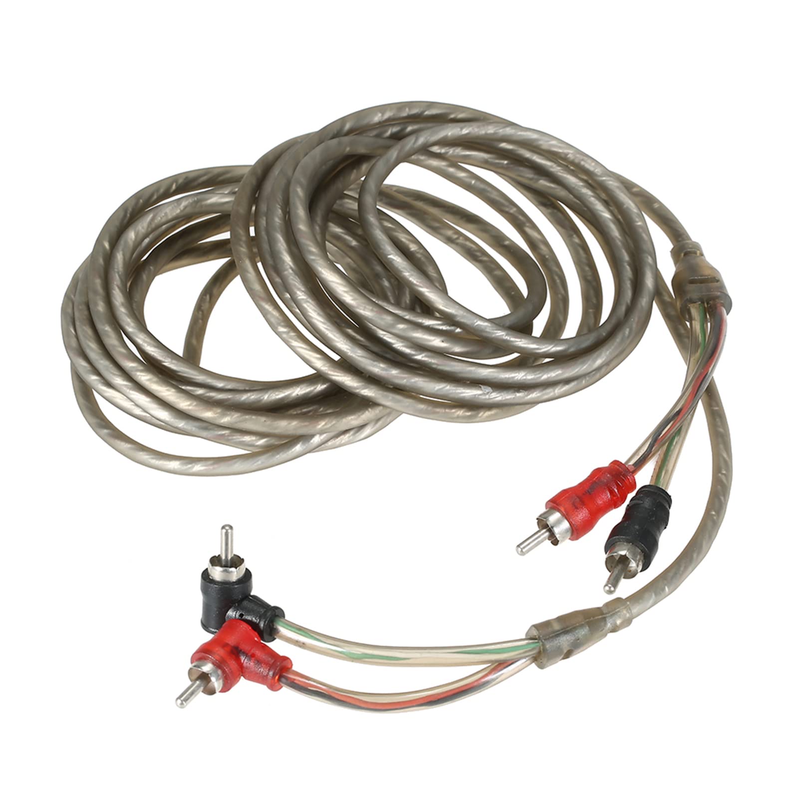 Audio Line,Bobique 14.7 feet Car Borne Power Amplifier Line Equalizer Line Sound Processor Line Audio Line