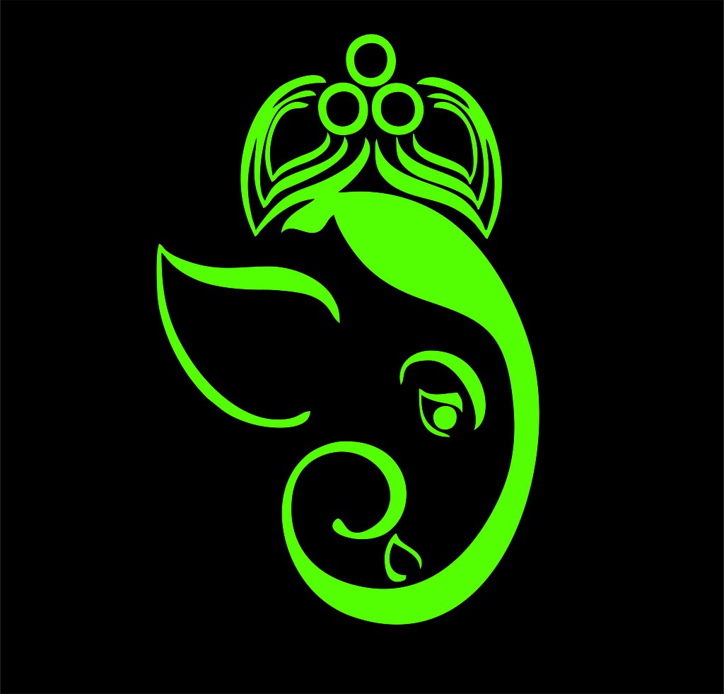 Radium Stickers Ganesh