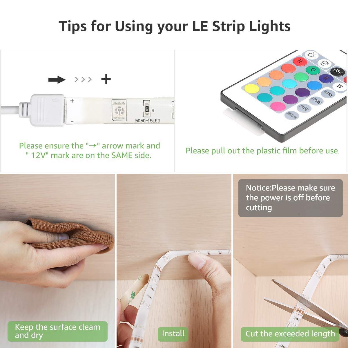 Gshy Striscia LED WiFi 10 m 300 LED 5050 RGB IP65 impermeabile fascia frontale LED controllato da APP Smartphone compatibile con Alexa Decoration Room interno ed esterno per Natale