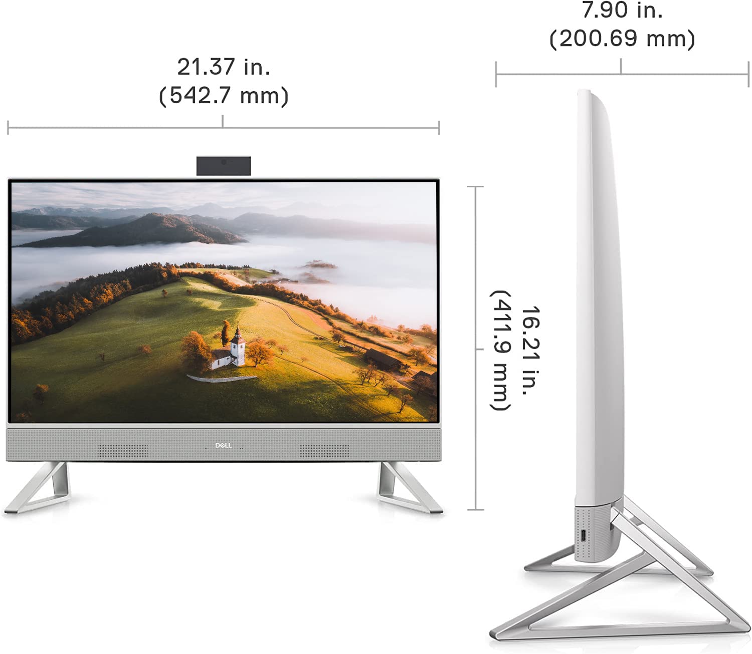 Amazon.com: Dell Inspiron 24-5410 24 吋AiO Touch 電腦i5-1235U 12GB