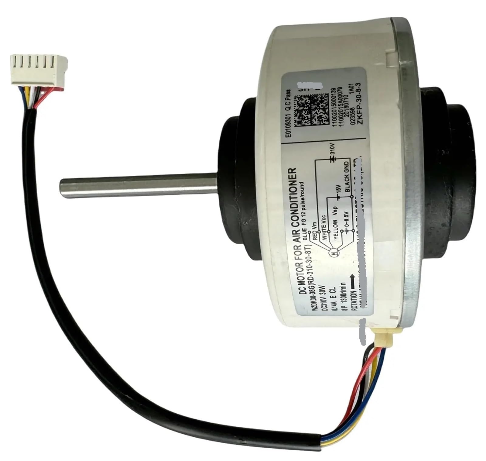 Klimaanlagenmotor WZDK30-38G RD-310-30-8T Bürstenloser DC-Lüftermotor, 30-W-Inverter-Klimaanlagenmotor DC-Motor