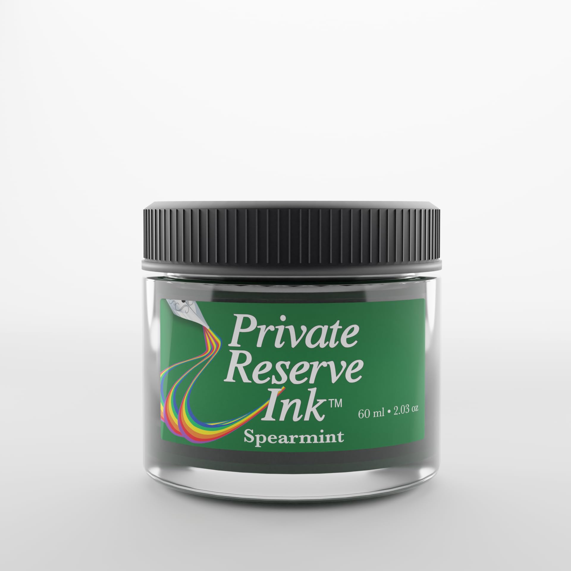 Private Reserve Ink 60 ml Mürekkep Bottle, Spearmint | Pürüzsüz akış, zengin renk ve güvenilir günlük yazma performansına sahip birinci sınıf dolma kalem mürekkebi.