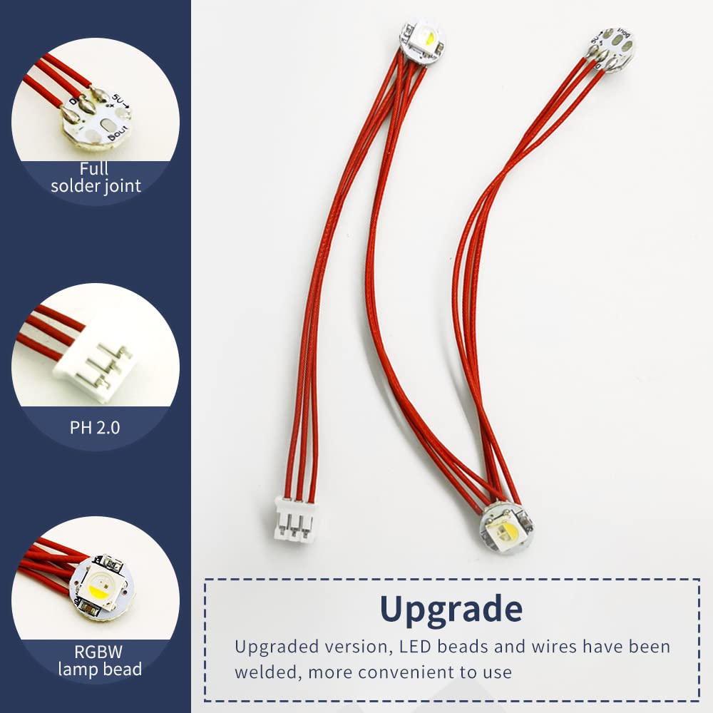 1 Pcs Voron 2.4 Kit RGBW Mini Button PCB LED Welded with
