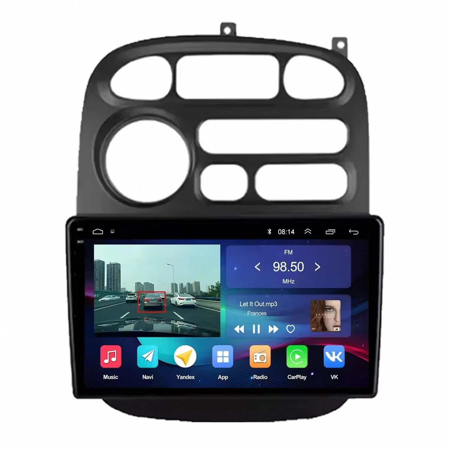 Radio de coche 2 DIN con Android Auto inalámbrico y pantalla GPS de 32G 8