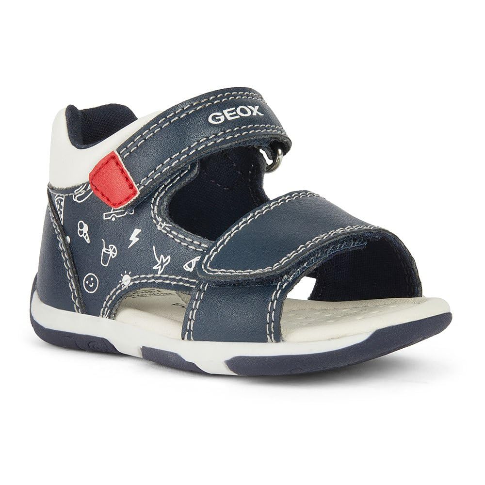 Geox Boys Multicolor Navy Red Sandals - Kids Sandals - 21 Eu - Kids