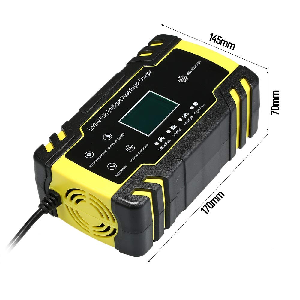 Caricabatteria intelligente 12V 24V ricaricabile 12V 10A 24V 8.5A caricabatterie automatico al piombo per camion auto con CE