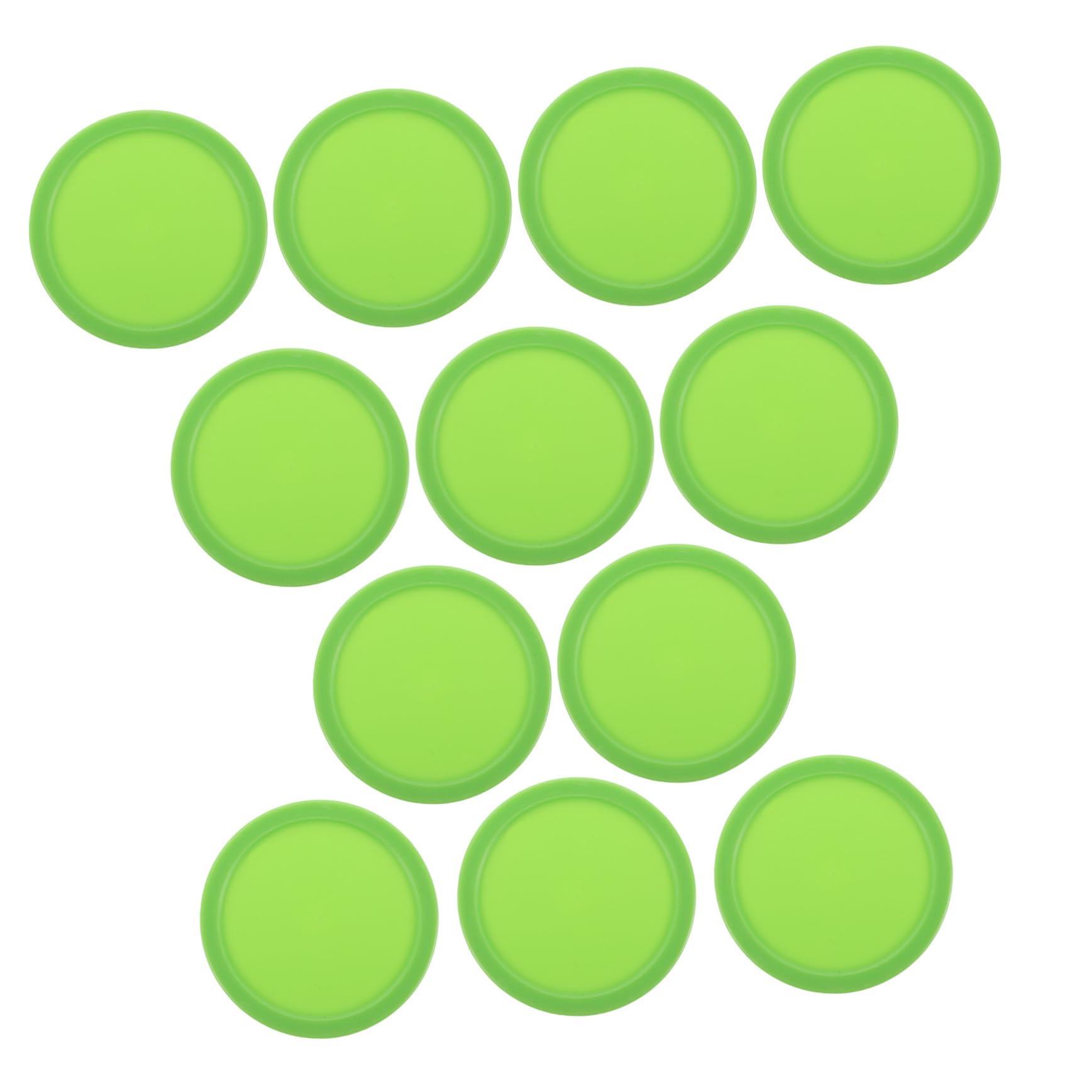 balacoo Hockey Pucks Set for Boys and Girls Adults 12pcs Air Hockey Pucks Ice Hockey Table Accessory Plastic Replacement Pucks