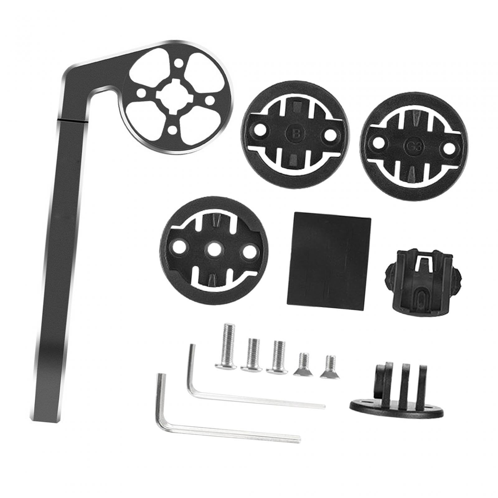 Out Front Bike Computer Mount Light Mount Bike Computer Holder Camera Holder Black | Cycling | Bicycle Electronics