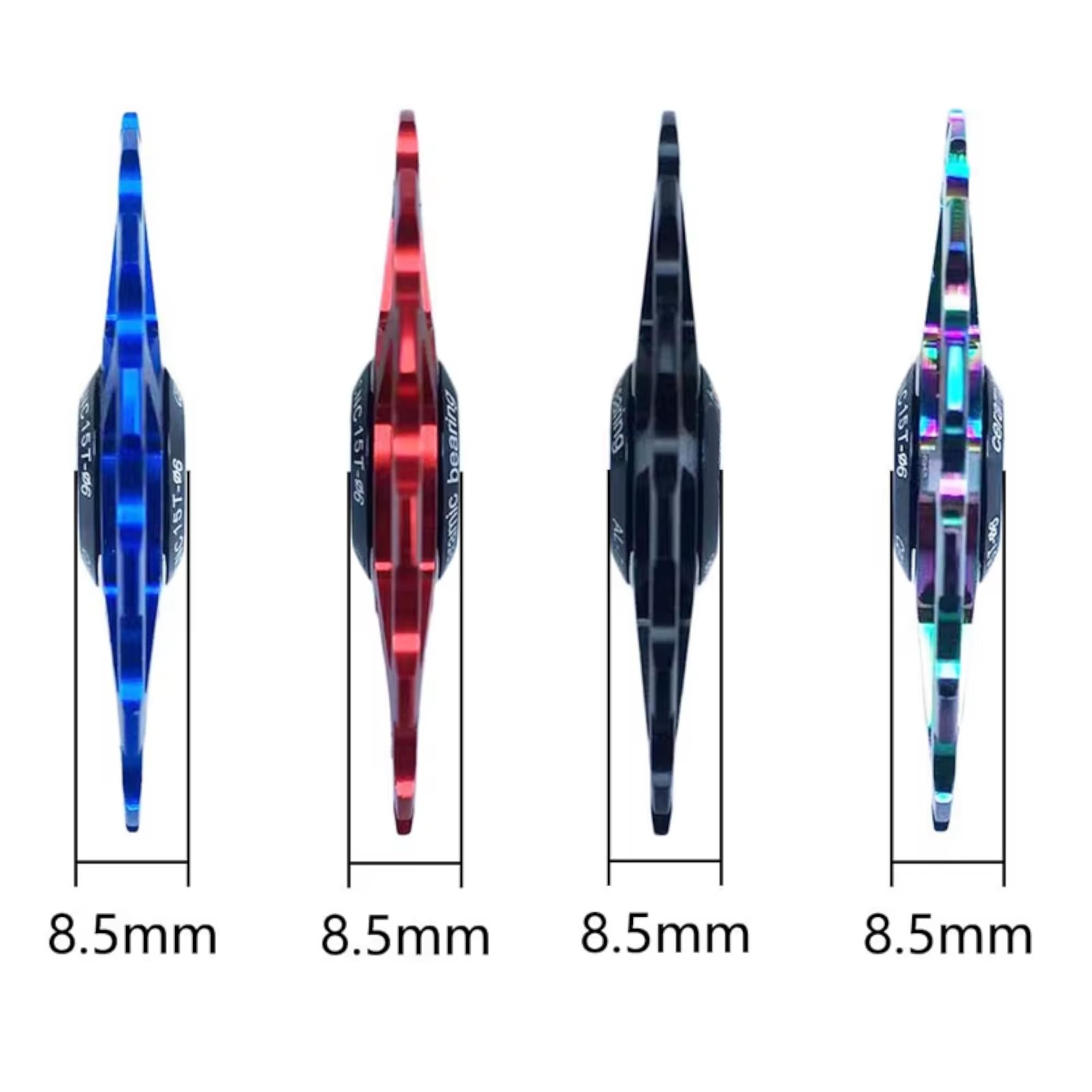 Cyclingcolors Schaltrollen Set - 13T Aluminium Führungsräder Für Mountainbike