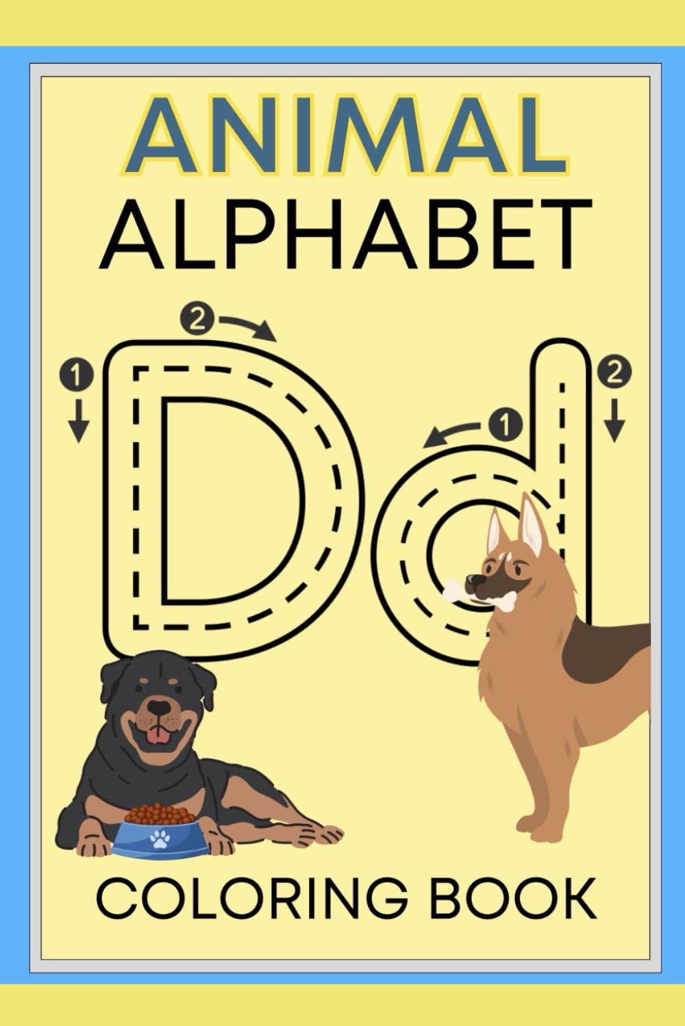 Animal Alphabet Tracing and Coloring Book