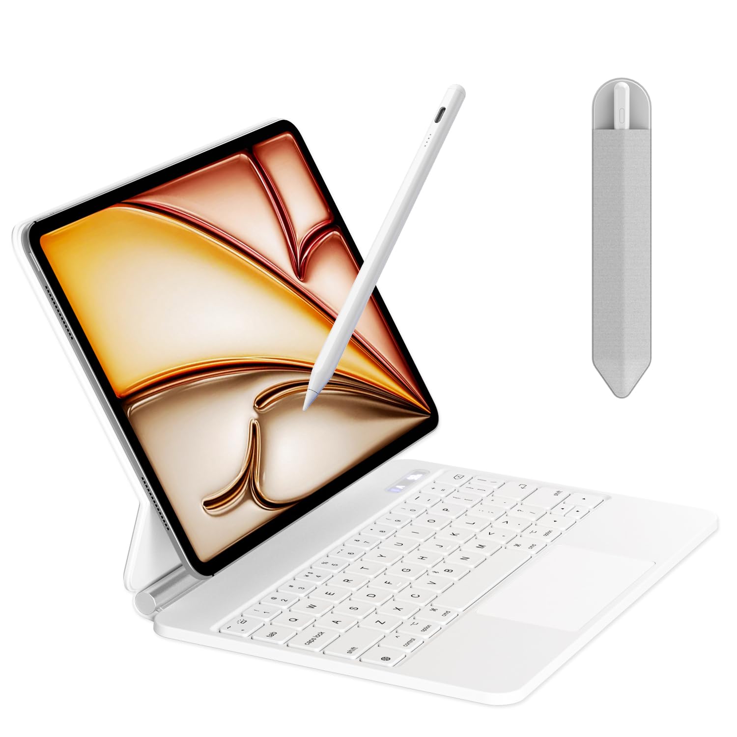 iPad Pro 256g 11インチ純正Keyboard Pencil Keyboard Case with Stylus Pen for iPad Air 11 (M3/M2, 2025/2024